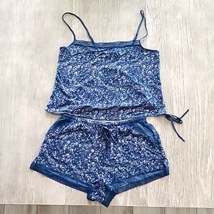 Victoria's Secret Floral Cami Shorts Set Size Small